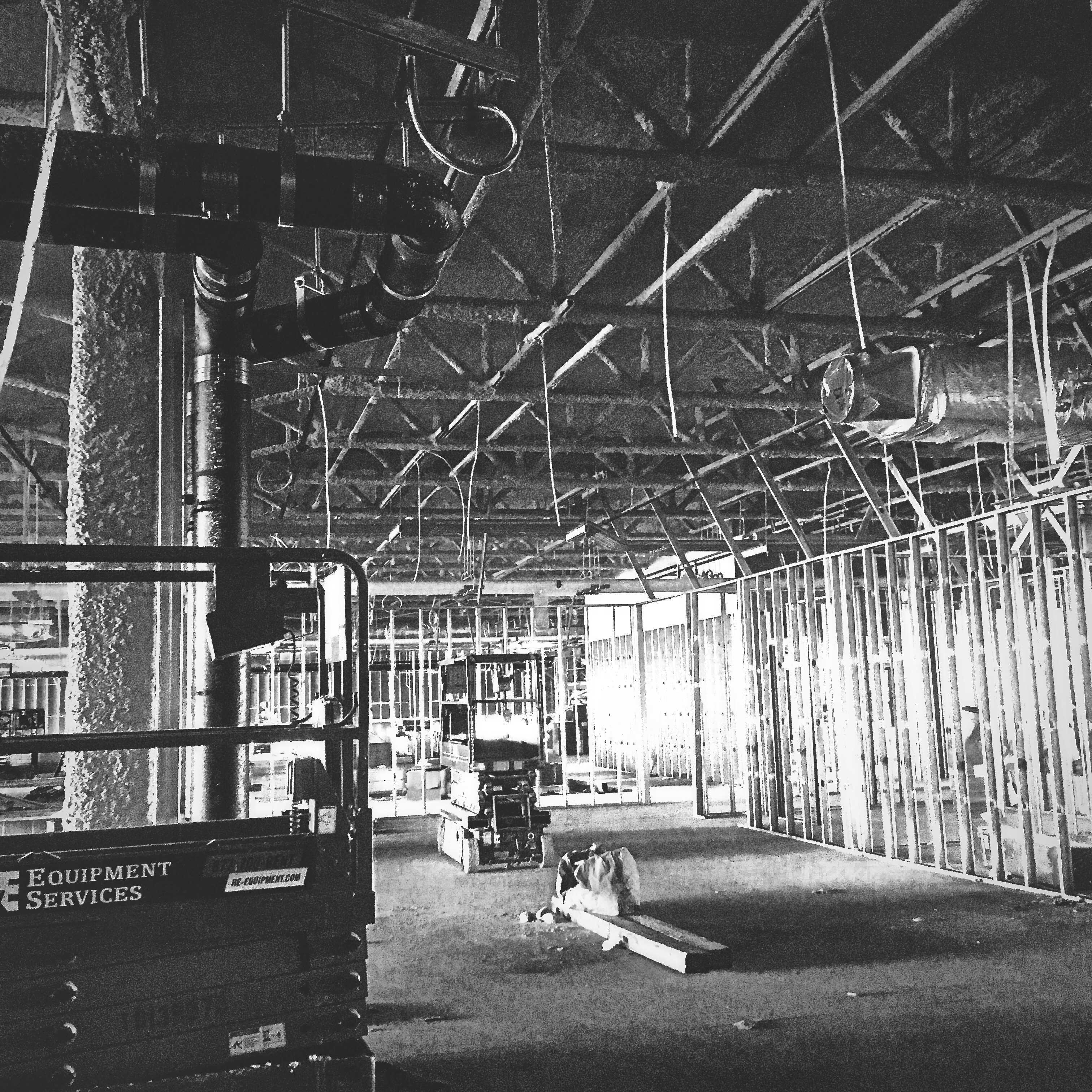 Construction site at scale